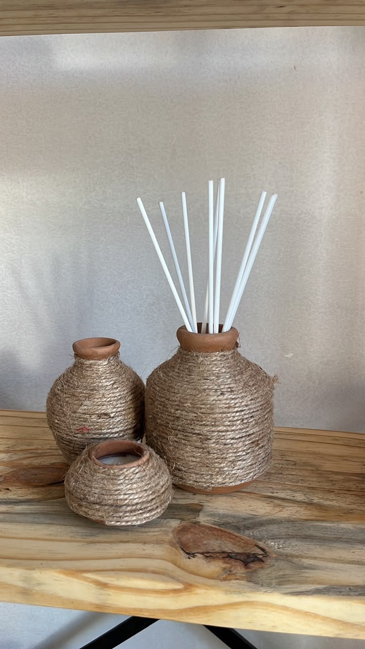 Jute Diffuser Set